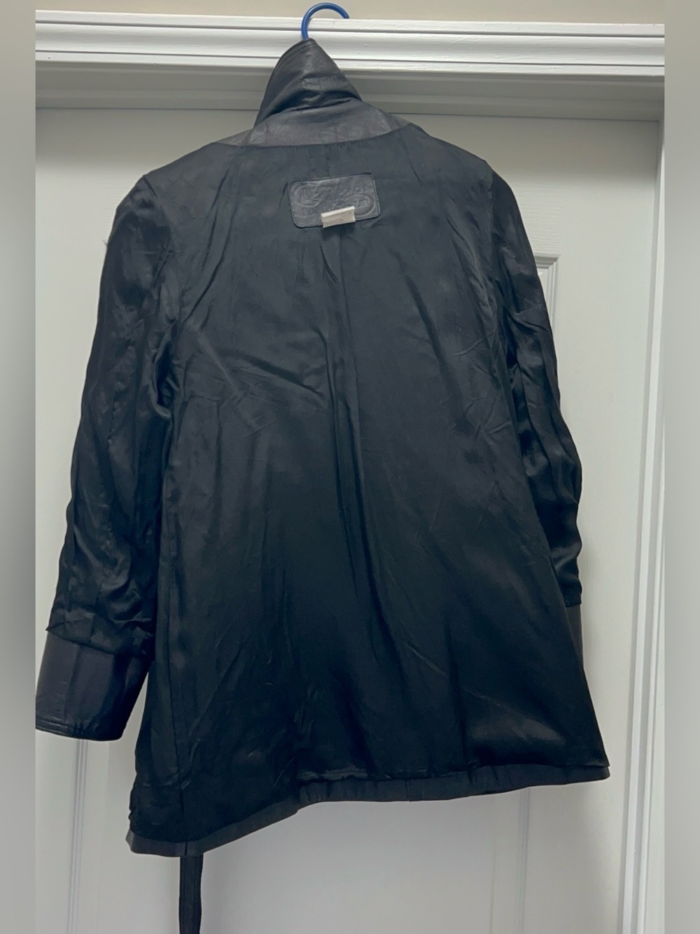 Vintage The Leather Ranch - Le Ranch Du Cuir Leather Women’s Coat Size 2 - Picture 12 of 16